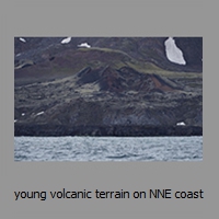 young volcanic terrain on NNE coast